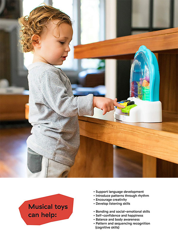 KIDS II Baby Einstein Igračka KLAVIR Pop & Glow Piano - pogled 4