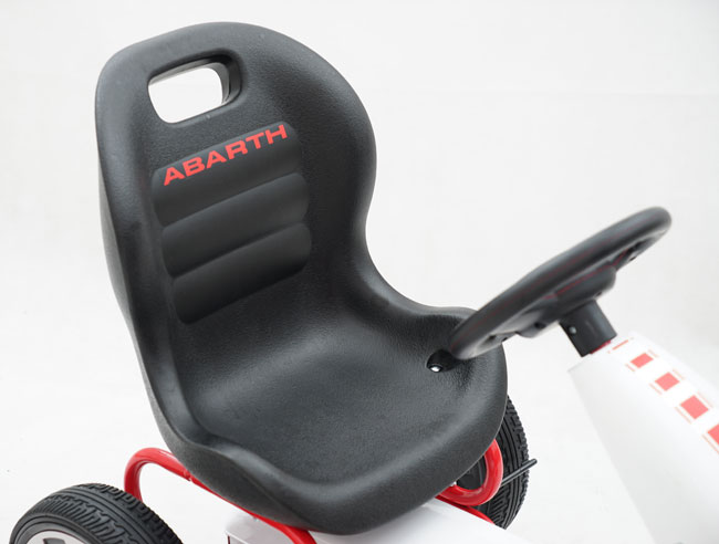 Dečiji Karting na pedale 1 Beli - pogled 4