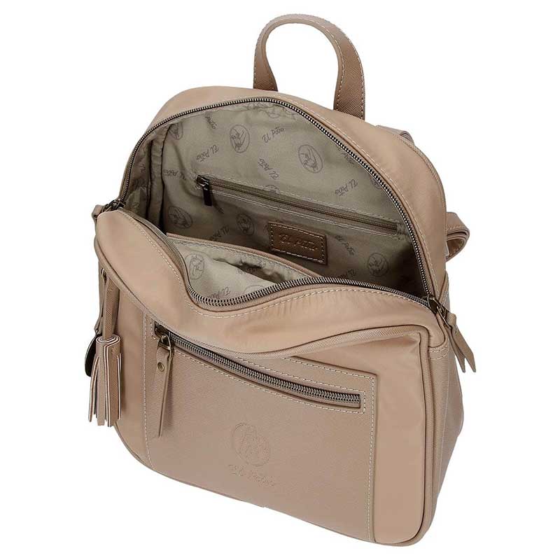 Modni ranac 28cm El Potro Lana beige 52621 - pogled 4