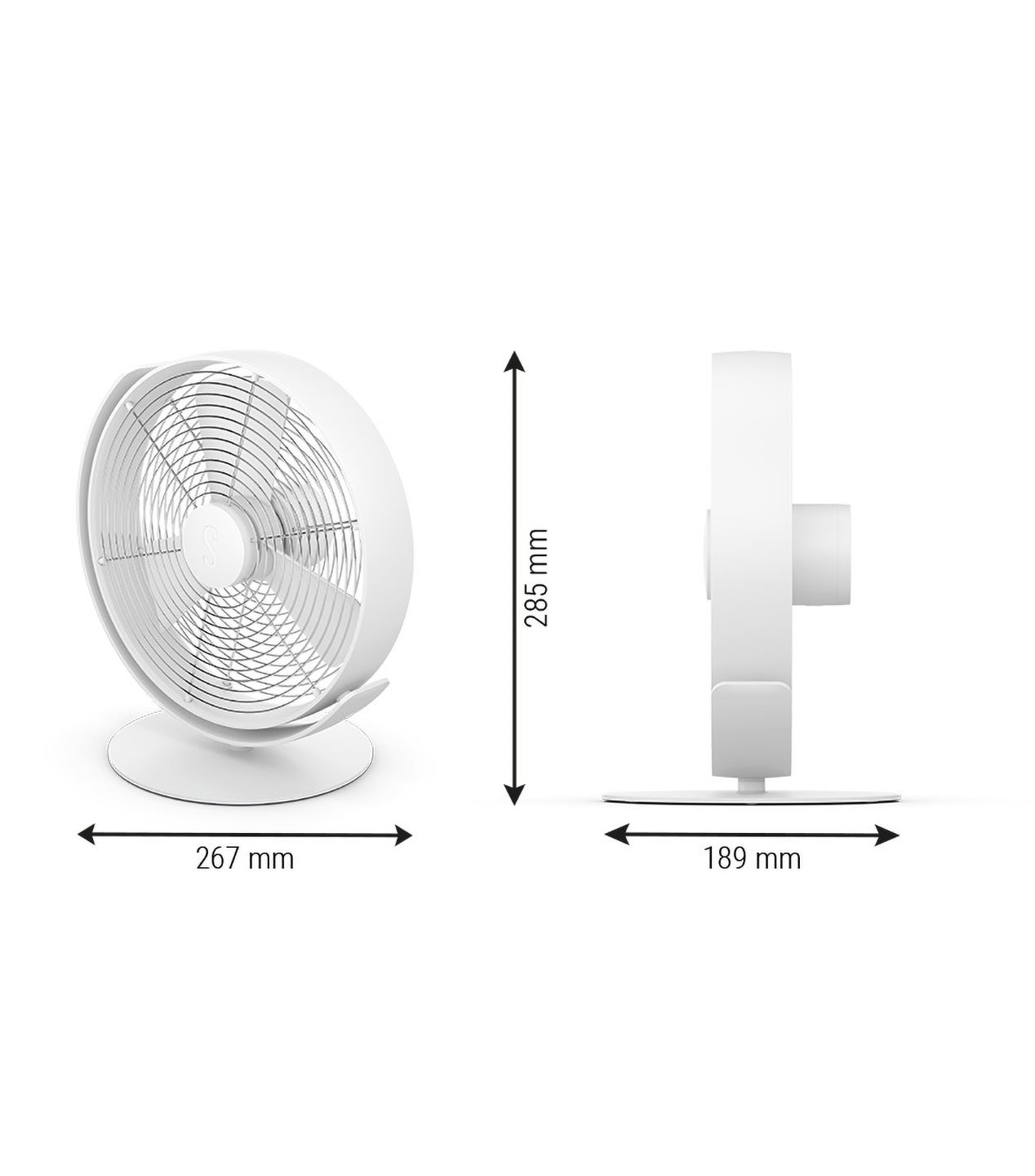USB stoni ventilator Stadler Form Tim White - pogled 4
