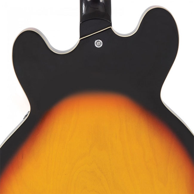 Polu-akustična gitara Vintage VSA500SB Sunburst - pogled 4