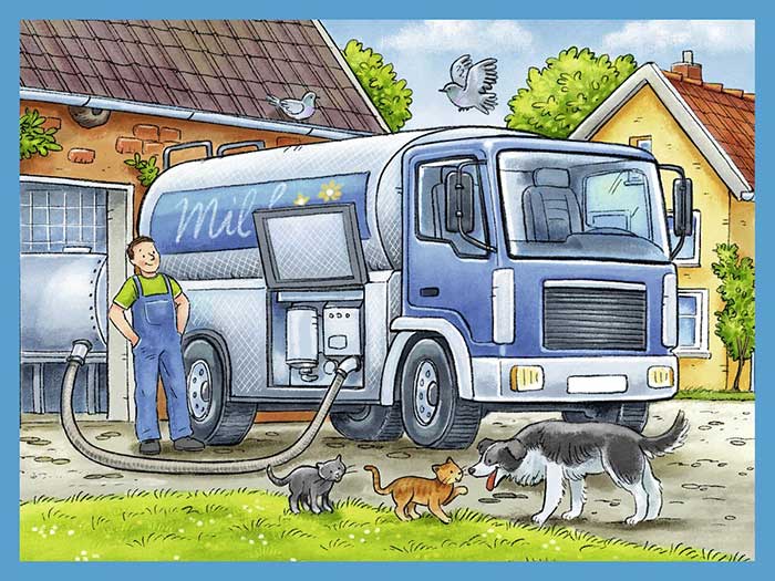 Kocke - slagalica Poljoprivredne mašine - Ravensburger 07432 - pogled 4