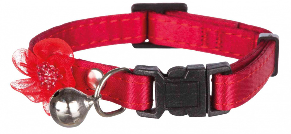 TRIXIE Ogrlica za mačke CVETIĆ od satena - pogled 4