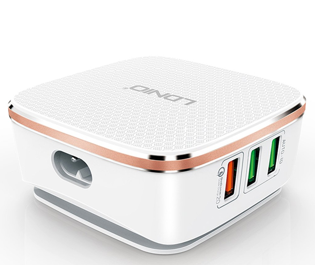 Stoni USB punjač sa 6 portova za baterije prenosnih uređaja Ldnio A6704 - pogled 4