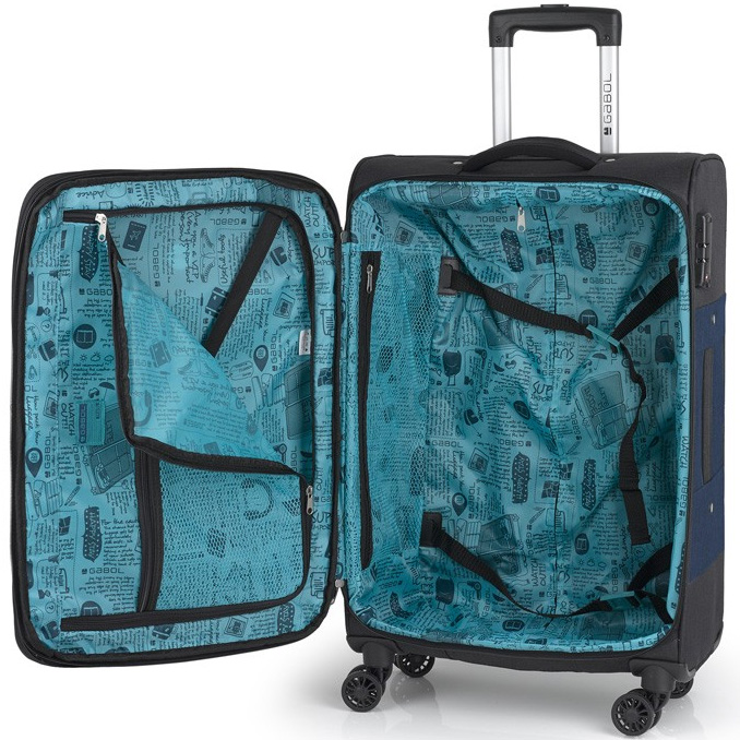 Srednji EVA kofer sa 4 točka Gabol Saga 117046-03 - pogled 4