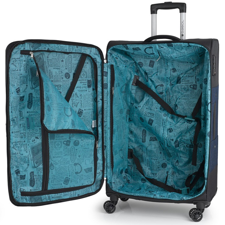 Veliki EVA kofer sa 4 točka Gabol Saga 117047-03 - pogled 4