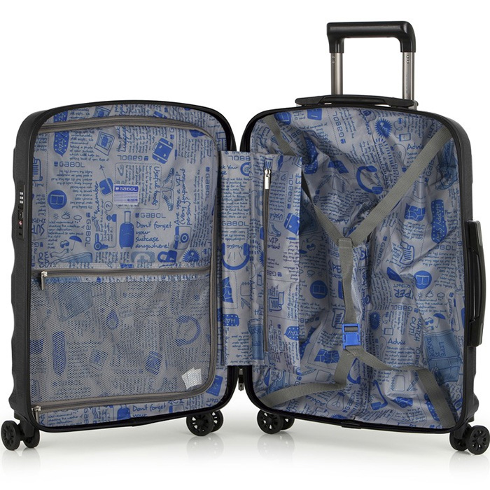 Srednji tvrdi kofer sa 4 točka Gabol Air 116746-01 - pogled 4