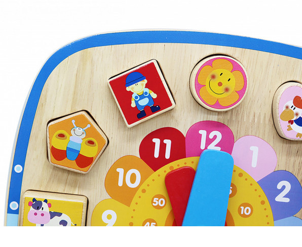 Pino Toys Edukativni sat sa elementima za uklapanje 8644 - pogled 4