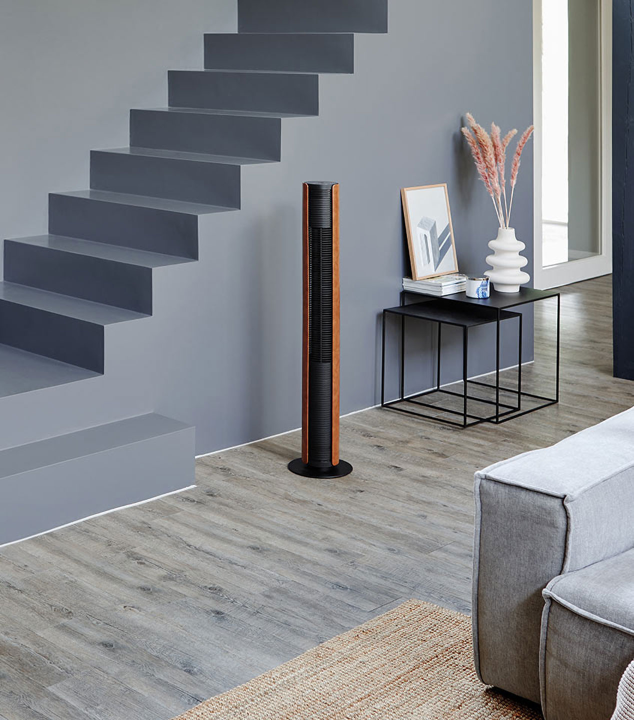 Rotirajući stubni ventilator Stadler Form Peter Leatherette - pogled 4