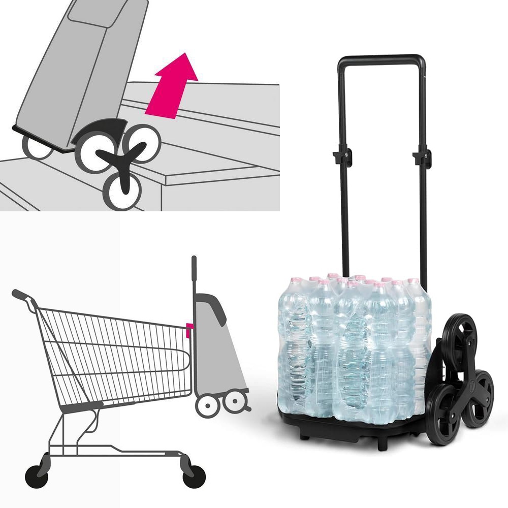 Kolica za pijacu Gimi Tris gray - pogled 4