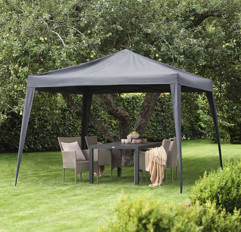 Paviljon sa sklopivom konstrukcijom PontoVerde 2.7x2.7m - pogled 4