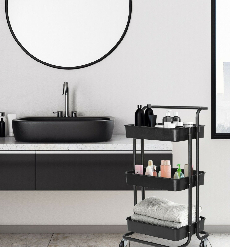 Polica sa točkićima na tri nivoa Opera 43x36x86cm - pogled 4