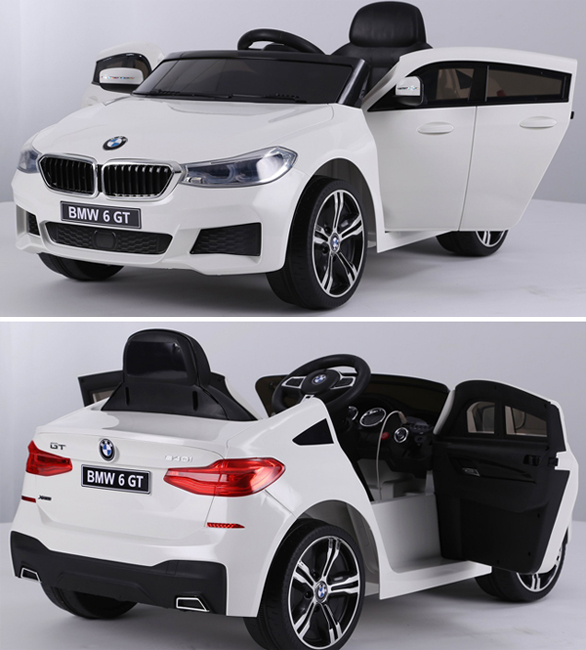 Dečiji automobil na akumulator BMW 6 GT Beli - pogled 4