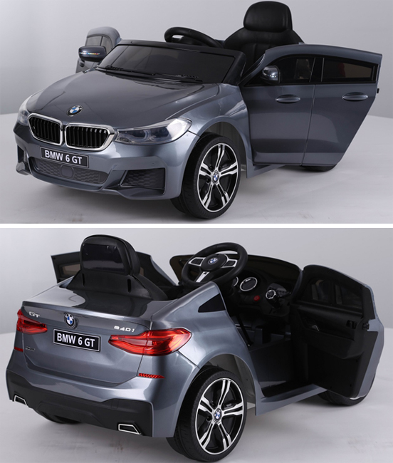 Dečiji automobil na akumulator BMW 6 GT Sivi - pogled 4