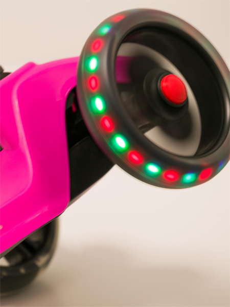 Dečiji trotinet sa svetlećim točkovima Fun Kids S920-PINK - pogled 4