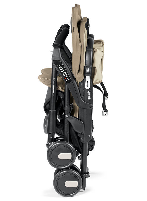PEG PEREGO Kolica za blizance ARIA TWIN SHOPPER Class Geo Beige - pogled 4