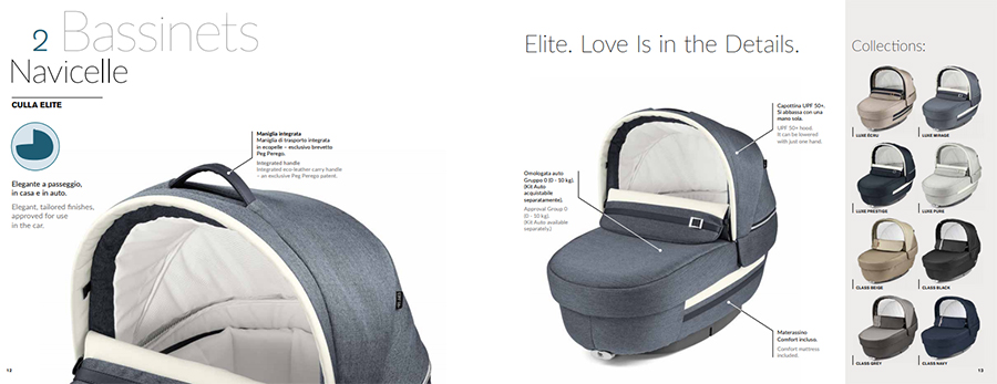 PEG PEREGO Nosiljka za bebe NAVETTA ELITE Lux Prestige P201442 - pogled 4