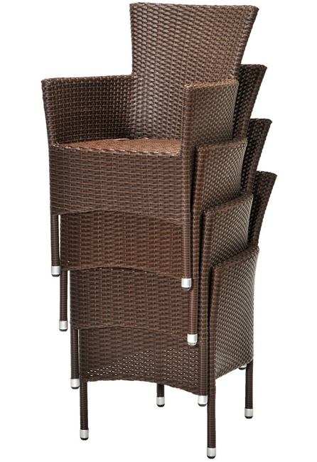 Baštenska garnitura Wakita Sto i četiri stolice - pogled 4