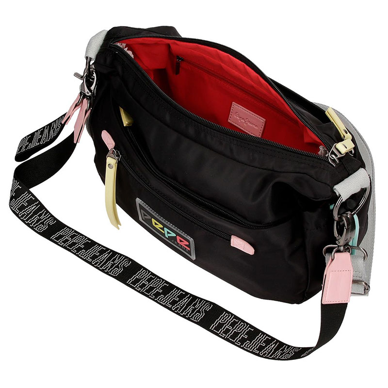 Pepe Jeans Torbica na rame Mind Black 75355 - pogled 4