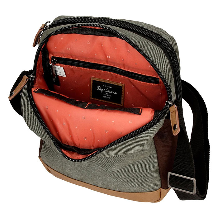 Pepe Jeans Muška torbica sa dve pregrade 27cm Wildshire 75157 - pogled 4