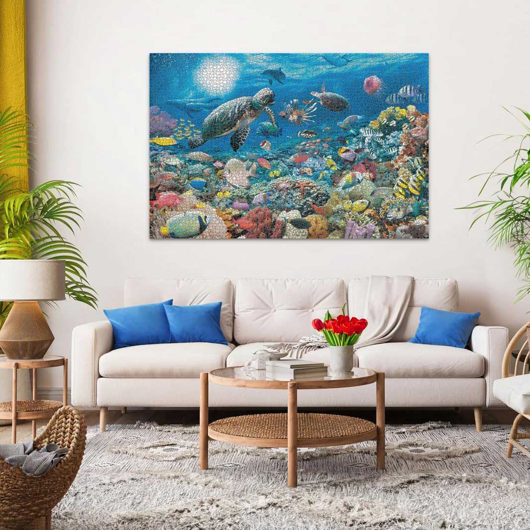 Puzzle slagalica 5000 delova Pod morem Ravensburger 17426 - pogled 4