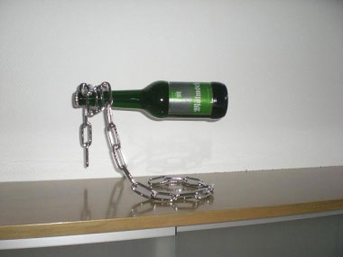MonkeyBusiness Stalak Za Vinske Flaše - Lanac koji je pobedio gravitaciju  PE621 - pogled 4