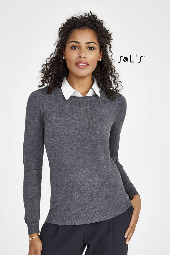 Sols Ženski džemper Ginger Charcoal veličina L 01713 - pogled 4