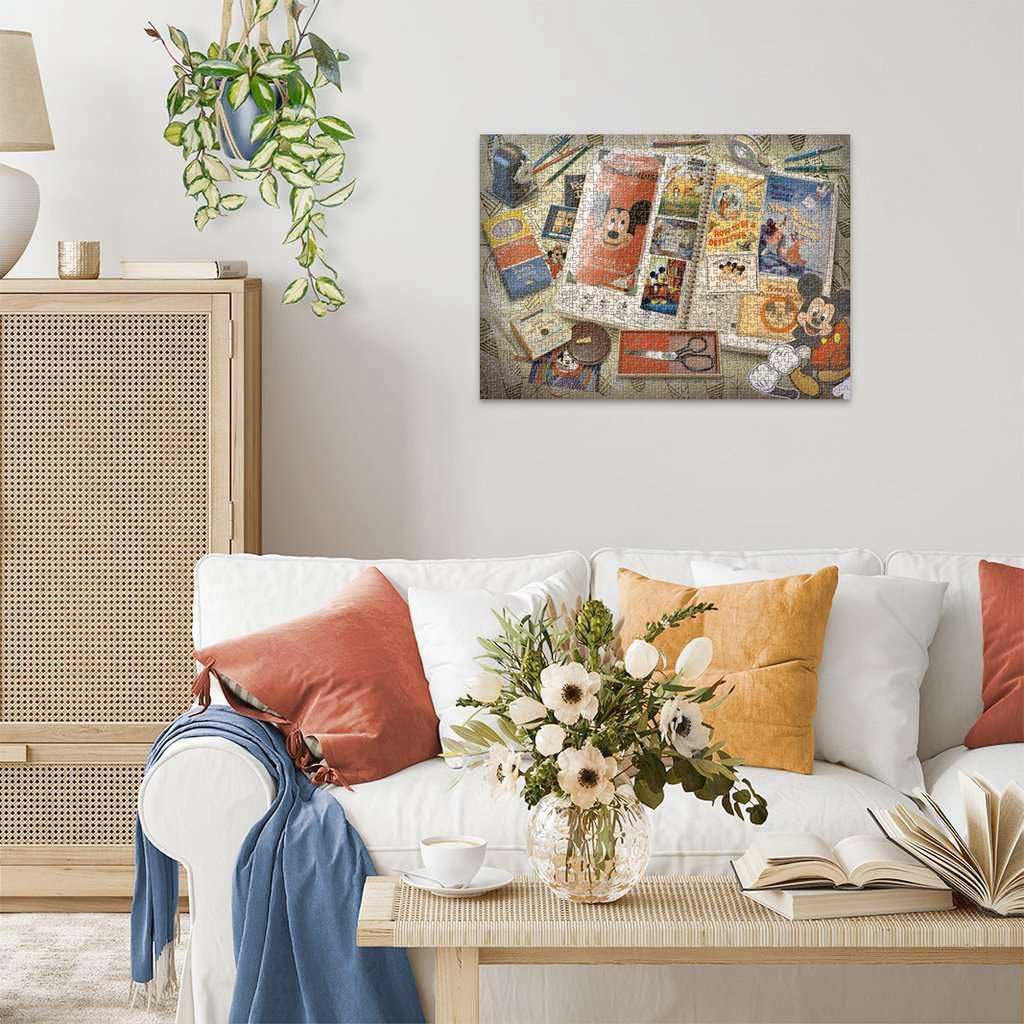 Puzzle 1000 delova Mickey 1950 Disney Collectors Edition Ravensburger 17584 - pogled 4