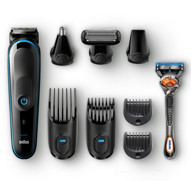 Braun Brijač i univerzalni trimer 9u1 MGK5080 Blk/Blu + RZR WBOX - pogled 4