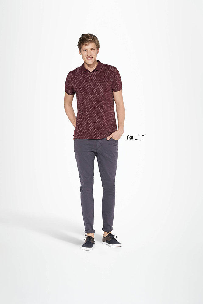 Sols Muška majca sa kragnom Brandy White veličina XL 01706 - pogled 4