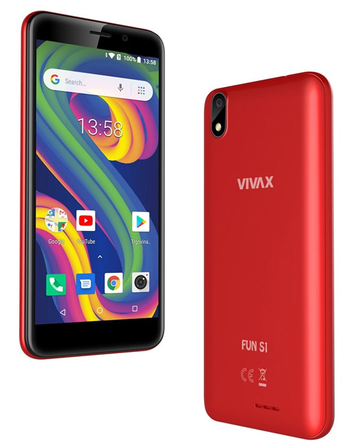 Mobilni telefon Vivax Smart Fun S1 Red - pogled 4