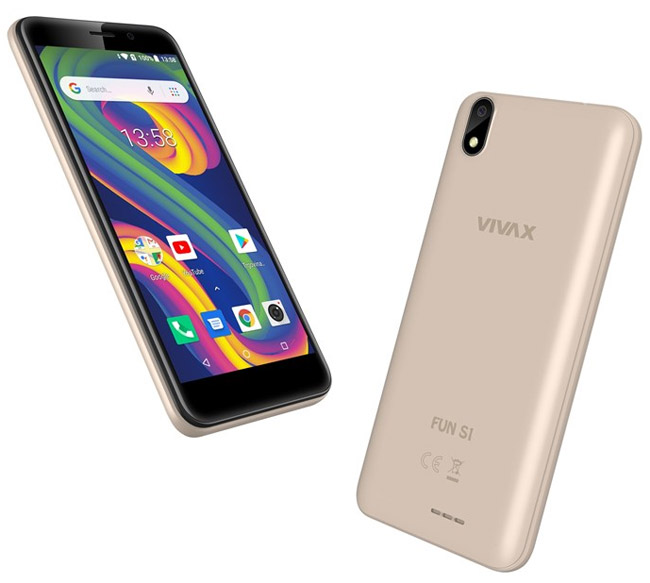 Mobilni telefon Vivax Smart Fun S1 Gold - pogled 4