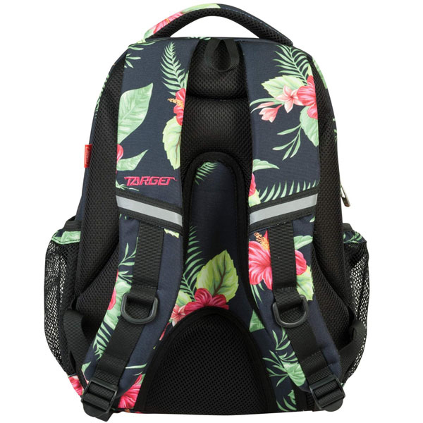 TARGET Be Pack - Ranac za školu FLORAL BLACK 21907 - pogled 4