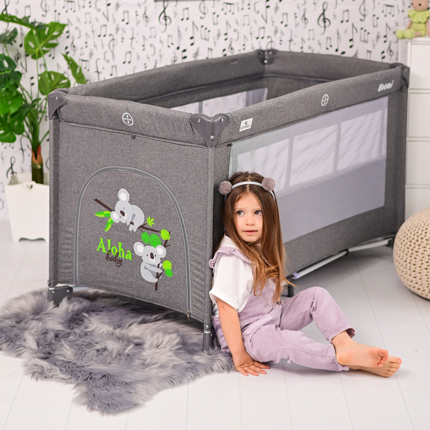 Lorelli Putni krevetac sa 2 nivoa Noemi 2 String elephant 10080552157 - pogled 4