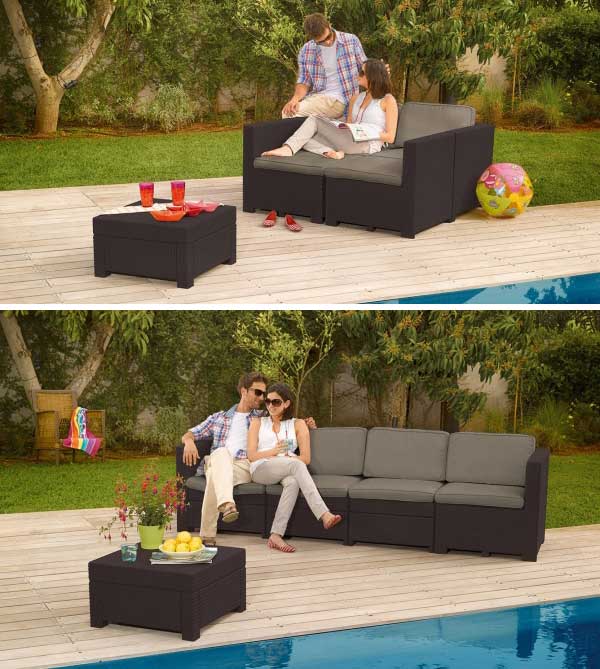 Baštenska garnitura Curver MODUS - pogled 4