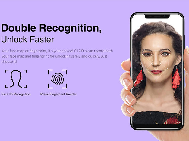 Mobilni telefon Oukitel C12 Pro Purple 16GB 2GB - pogled 4