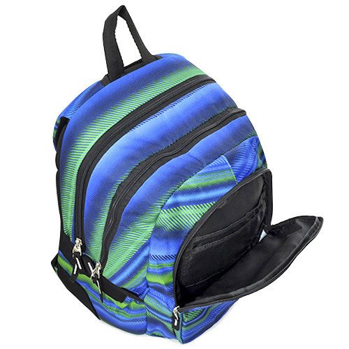 TARGET 3 ZIP - Ranac za školu LARGE ALLOVER Classic Flash Blue 21437 - pogled 4