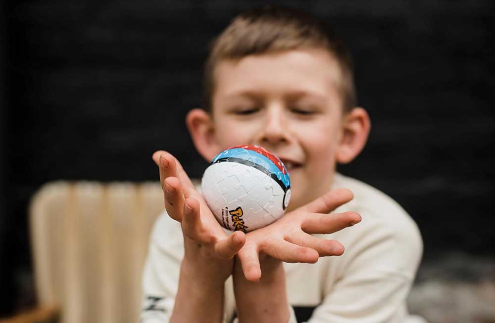 3D Puzzle slagalica Poke lopta Heal Pokemon 54 dela Ravensburger 11582 - pogled 4