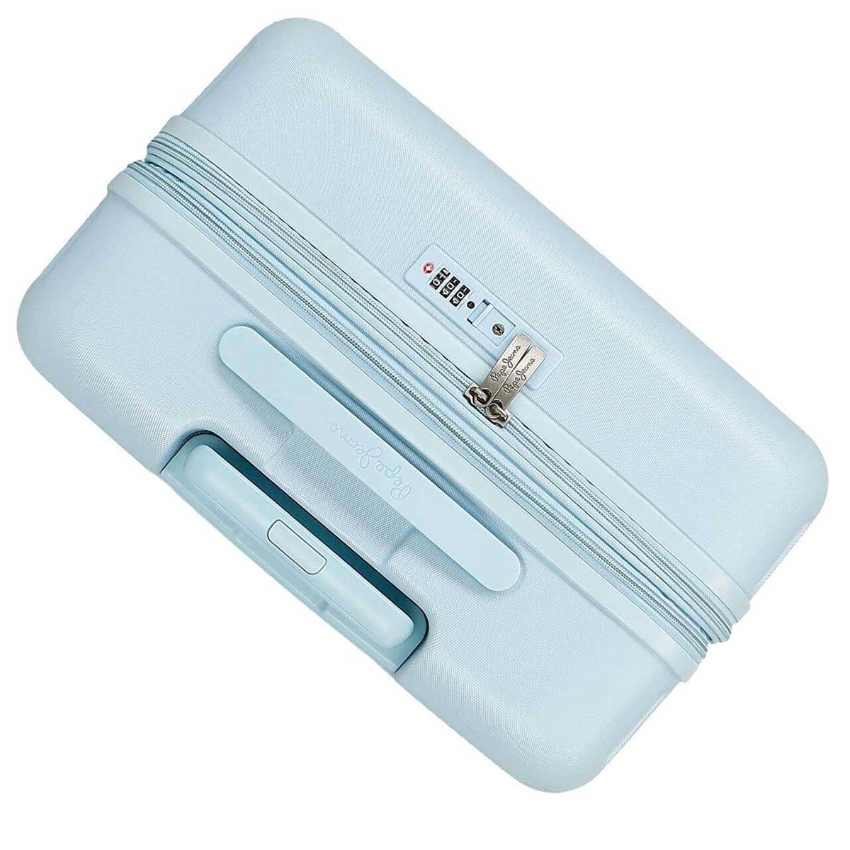 Koferi za putovanja 70cm i 55cm Pepe Jeans Accent sky blue 76995 - pogled 4