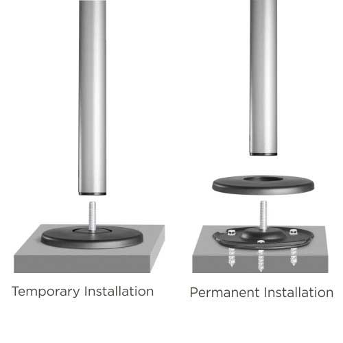 Nosač za TV i DVD 37-70 inča Kettz TVN-P202 pod-plafon - pogled 4
