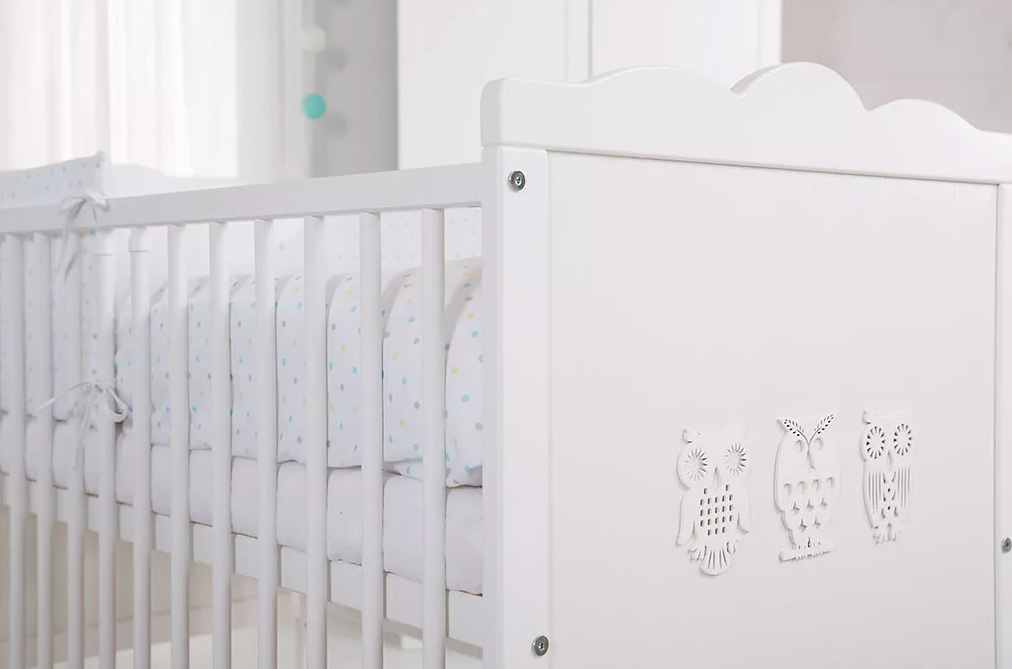 KLUPS Krevetac za bebe MARSELL White 25-40715 - pogled 4