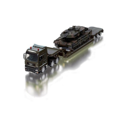 SIKU Vojni transporter sa tenkom - Military transport with tank 8612 - pogled 4