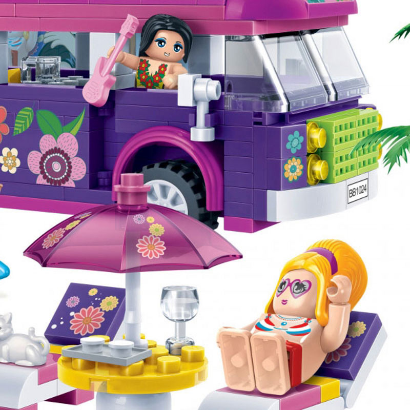 BANBAO Kocke  Trendy Beach AUTOBUS 6123 - pogled 4