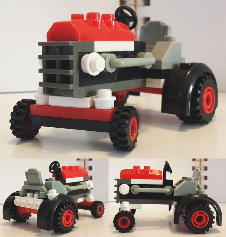 BANBAO Gift TRAKTOR - Steam Car 8045 - pogled 4