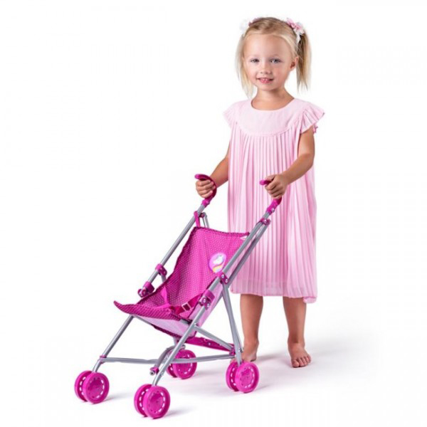 WOODY Kolica za lutku - Foldable Buggy UNICORN 91507 - pogled 4