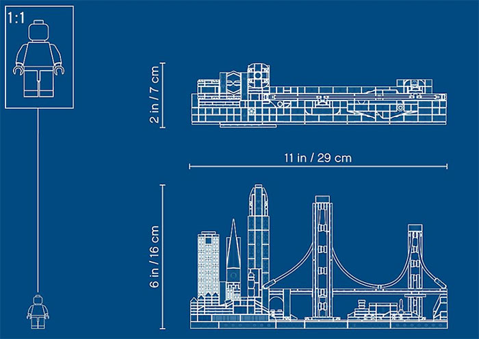 LEGO® Architecture Kocke - San Francisko 21043 - pogled 4