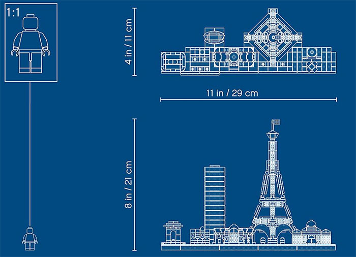 LEGO® Architecture Kocke - Pariz 21044 - pogled 4