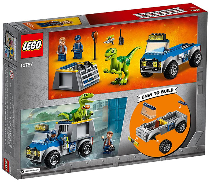 LEGO® Juniors Kocke - Jurassic World - Dinosaurusi - Spašavanje raptora 10757 - pogled 4