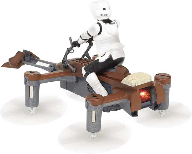 Letelica sa daljinskim upravljanjem Star Wars Speeder Bike DeLuxe Dron SW-1983-CX - pogled 4
