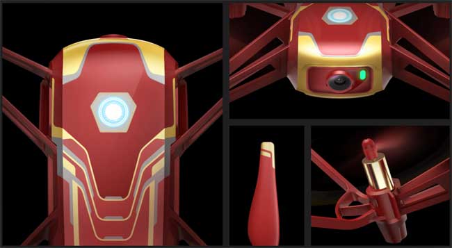Ryze Tech Dron Tello Iron Man Edition - pogled 4